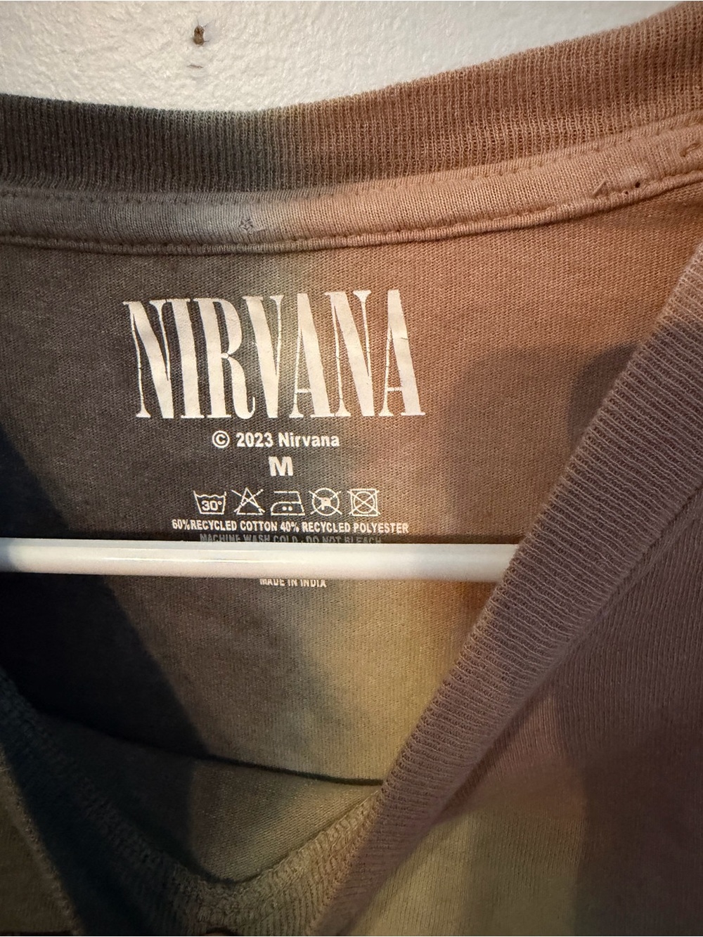 Nirvana Unisex T-Shirt Flipper (Wash Collection) Size Medium Kurt Cobain 90s - Picture 4 of 6